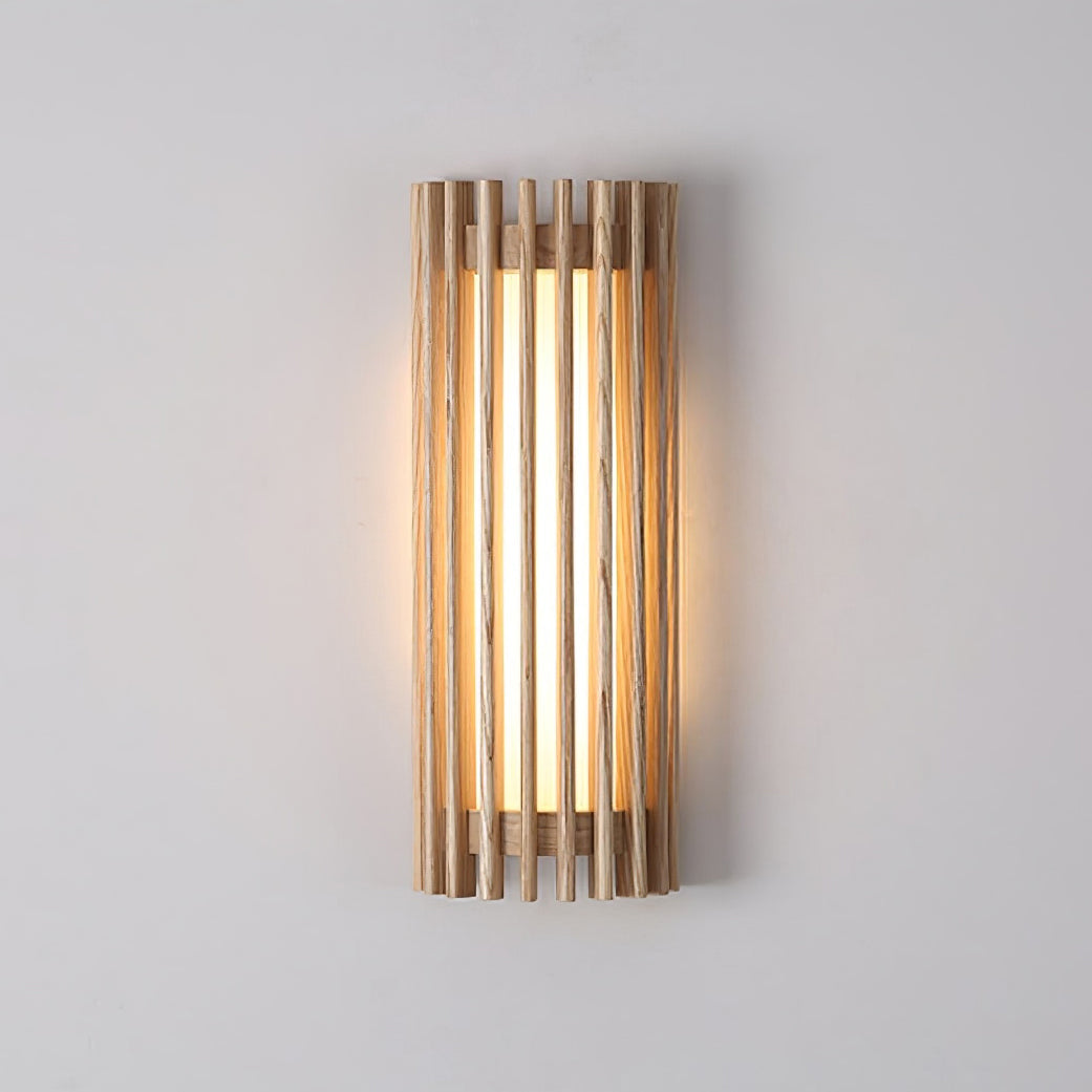 WalnutGlow | Elegant Modern Wall Sconce Light with Integrated LED 9