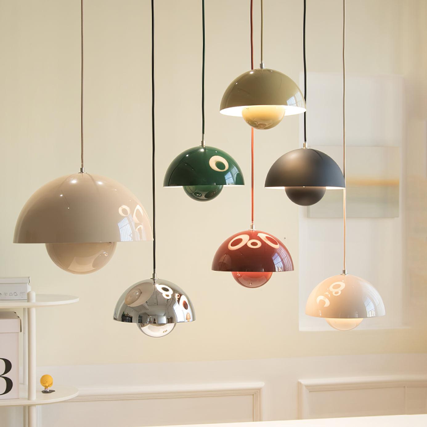 AluminaSphere | Modern Elegant Geometric Kitchen Pendant Lighting 3