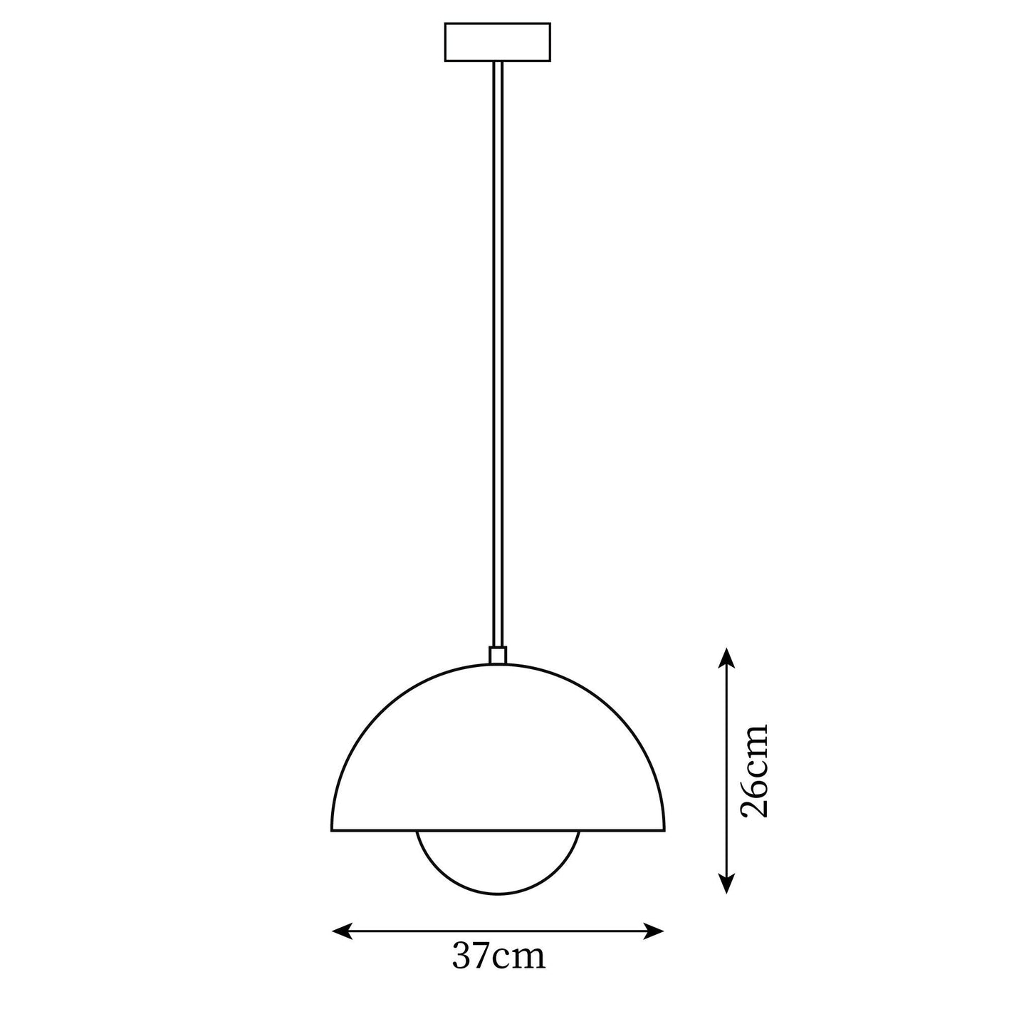 AluminaSphere | Modern Elegant Geometric Kitchen Pendant Lighting 5