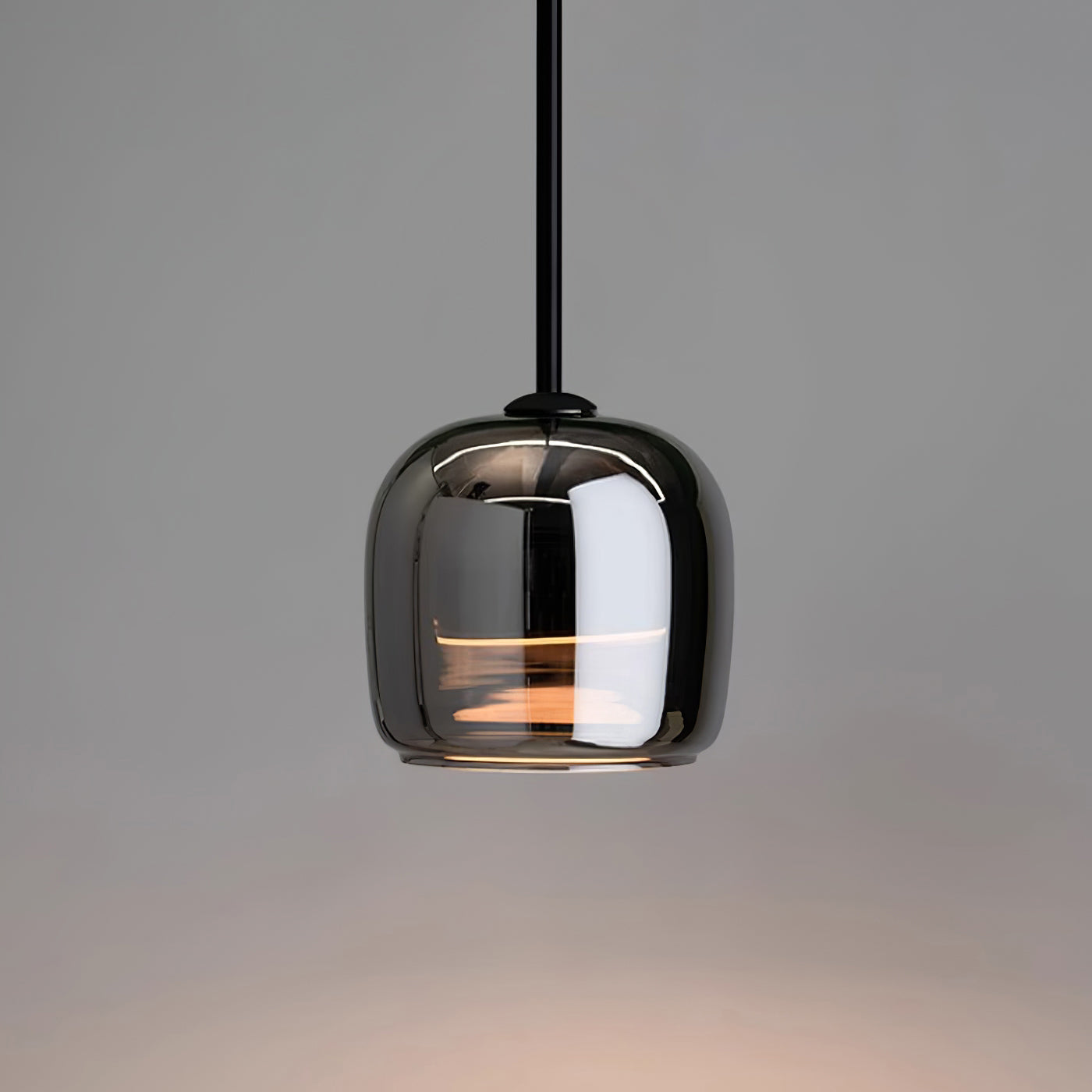 Danoise | Elegant Smoky Glass Kitchen Pendant Lighting Fixture 0