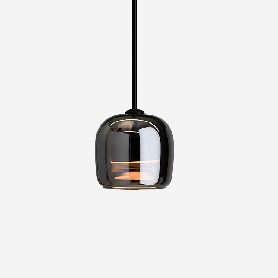 Danoise | Elegant Smoky Glass Kitchen Pendant Lighting Fixture 1
