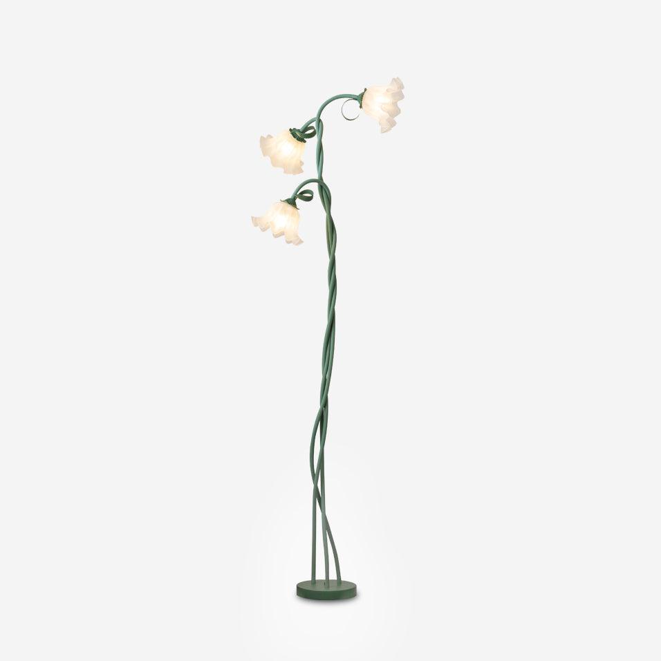 FloraGlow | Elegant Modern Floral Standing Floor Lamp for Living Room 1
