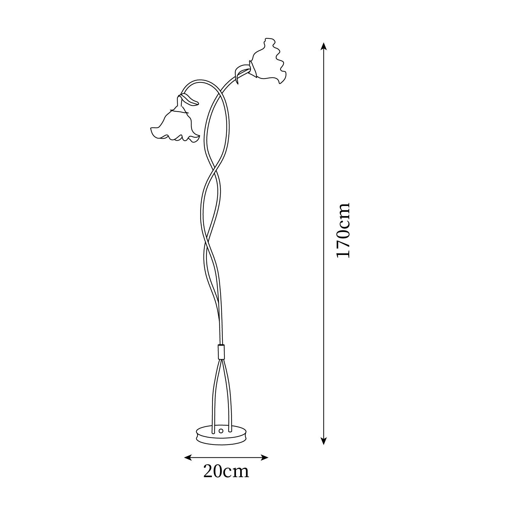 FloraGlow | Elegant Modern Floral Standing Floor Lamp for Living Room 5
