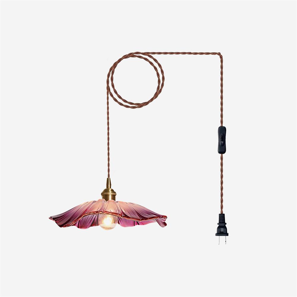 FloraGlow | Elegant Modern Glass Hanging Pendant Lighting Fixture 1