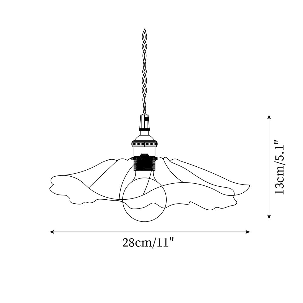 FloraGlow | Elegant Modern Glass Hanging Pendant Lighting Fixture 5