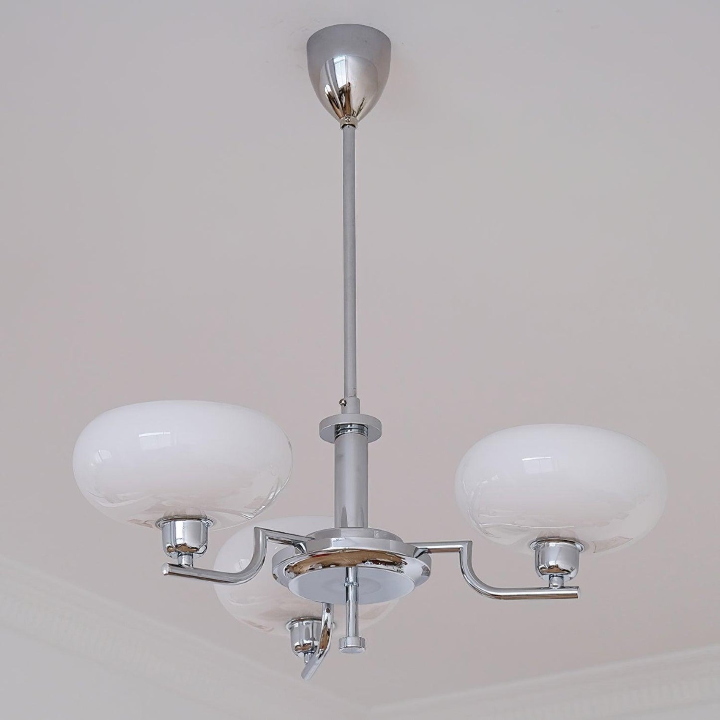 Luminara | Elegant Gold Modern Glass Shade Dining Room Chandelier 9