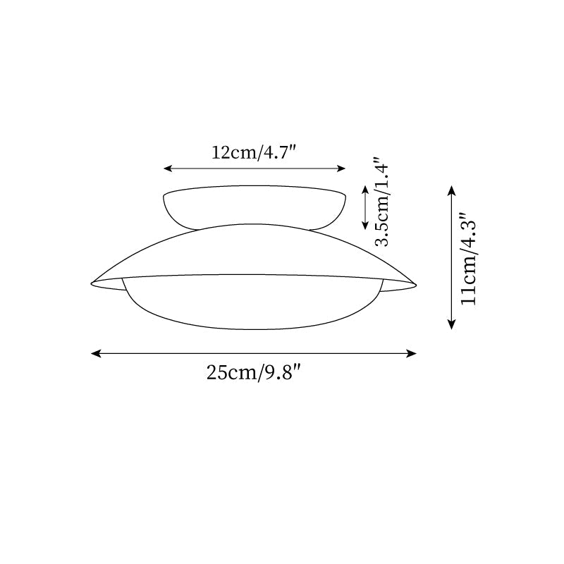 Luminara | Elegant Mid-Century Flush Mount Ceiling Light Fixture 5