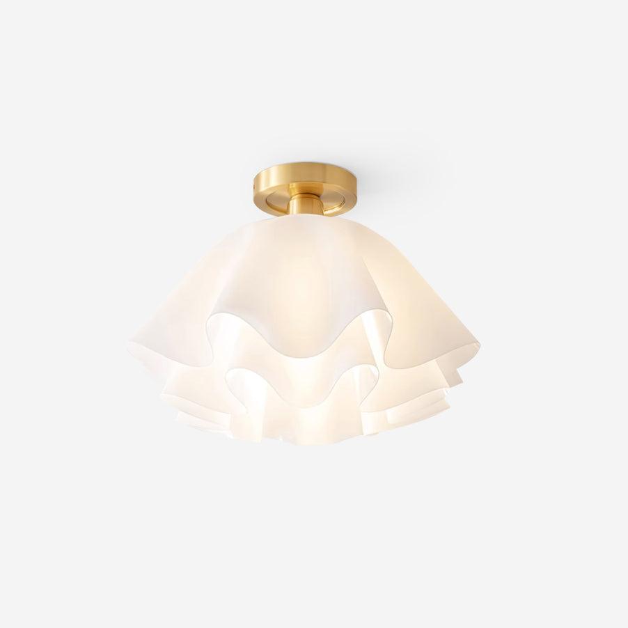Luminara | Elegant Modern Brass Flush Mount Ceiling Light Fixture 1