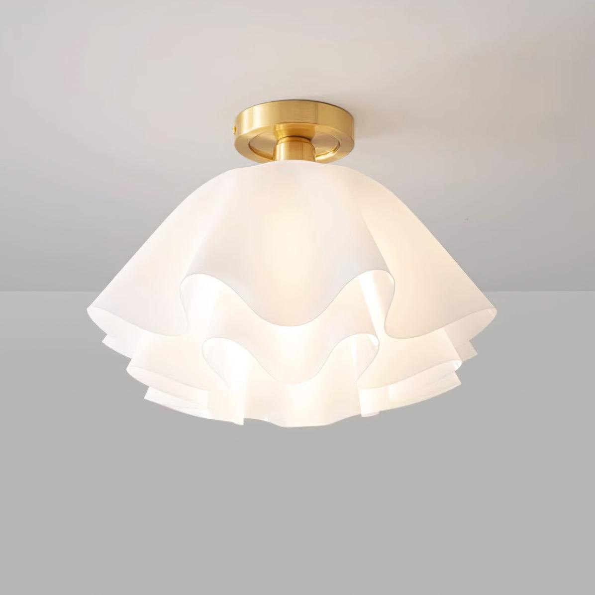 Luminara | Elegant Modern Brass Flush Mount Ceiling Light Fixture 3