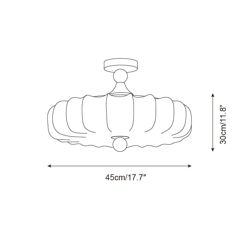 Luminara | Modern Elegant Flush Mount Ceiling Light Fixture for Home Decor 6
