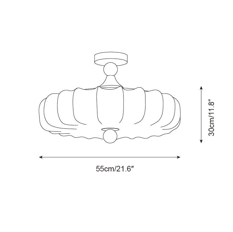 Luminara | Modern Elegant Flush Mount Ceiling Light Fixture for Home Decor 7