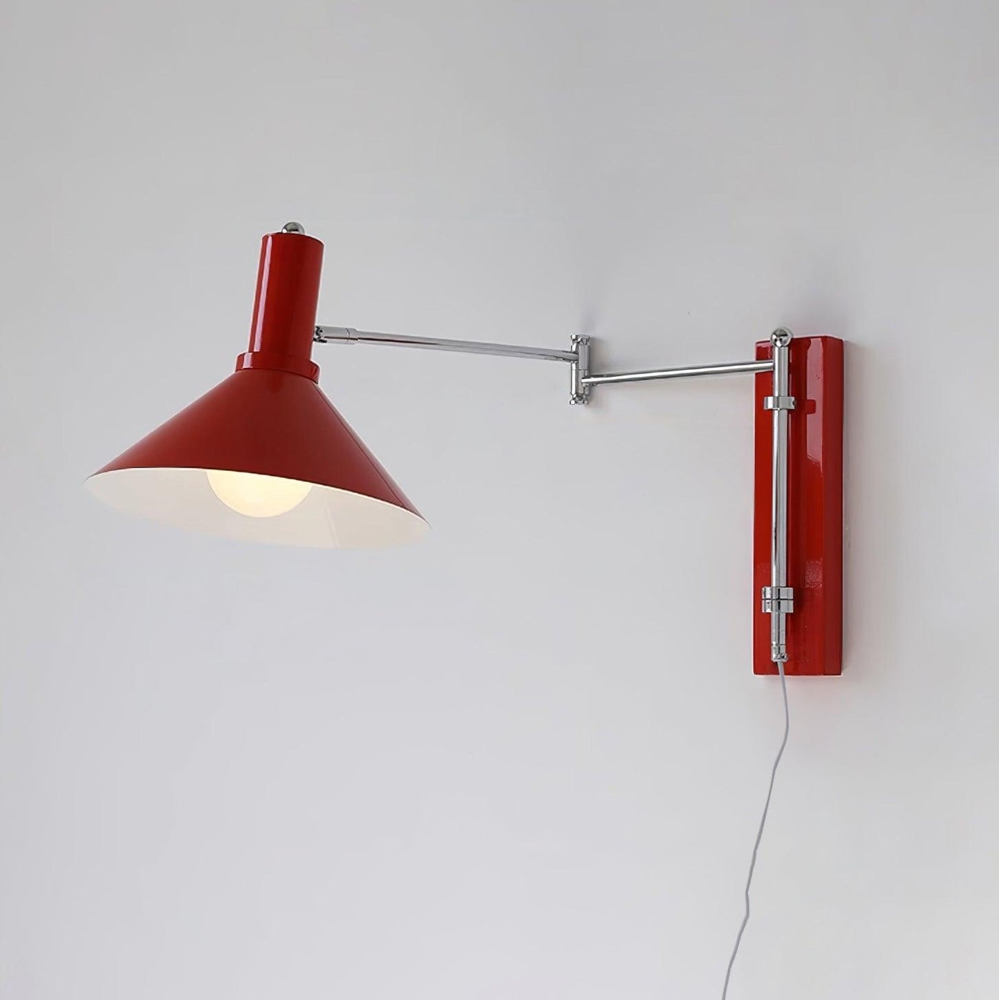 Luminara | Stylish Adjustable Metal Wall Sconce Light with 360-Degree Swivel 10