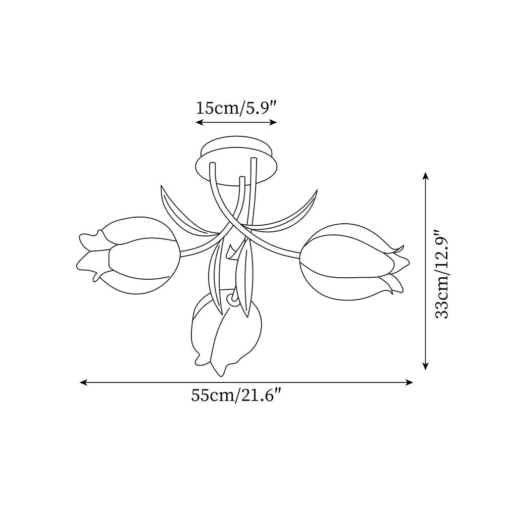 Luminara | Stylish Modern Flush Mount Ceiling Light Fixture 5