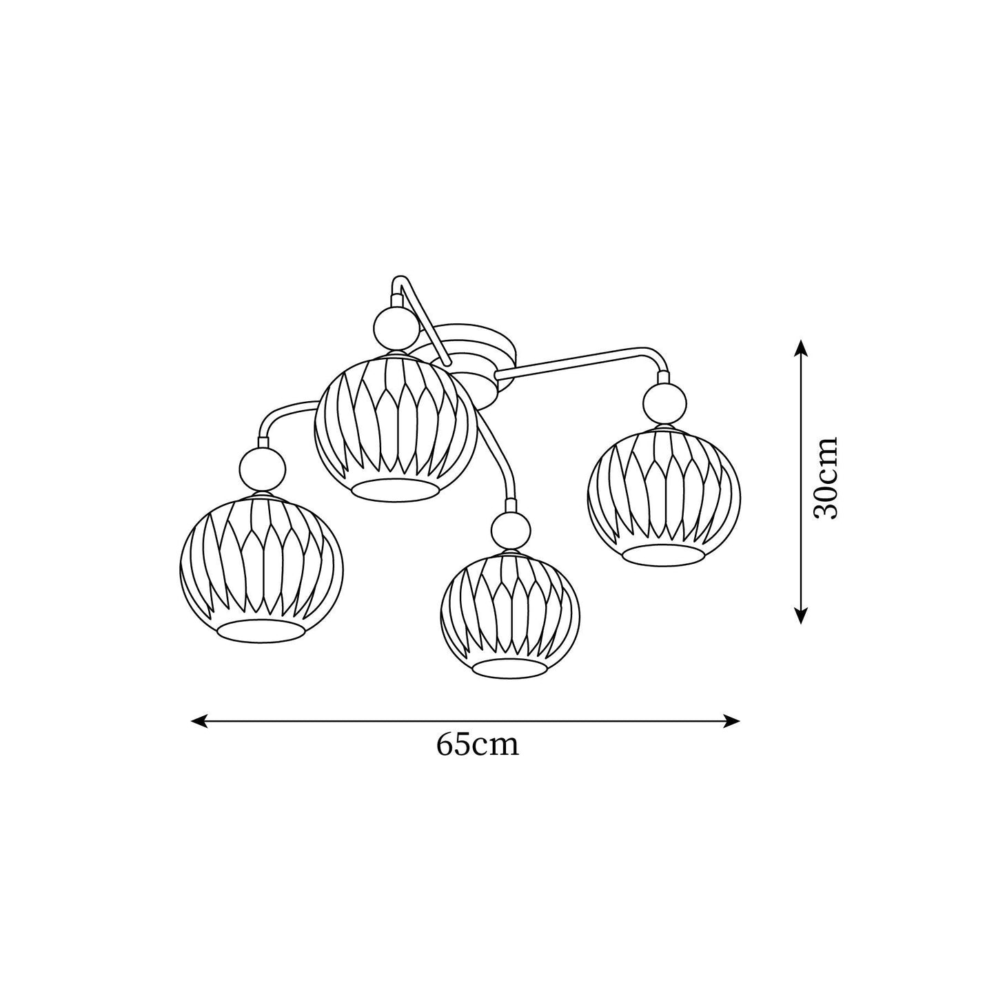 Lunaris | Modern Elegant Flush Mount Ceiling Light Fixture 5