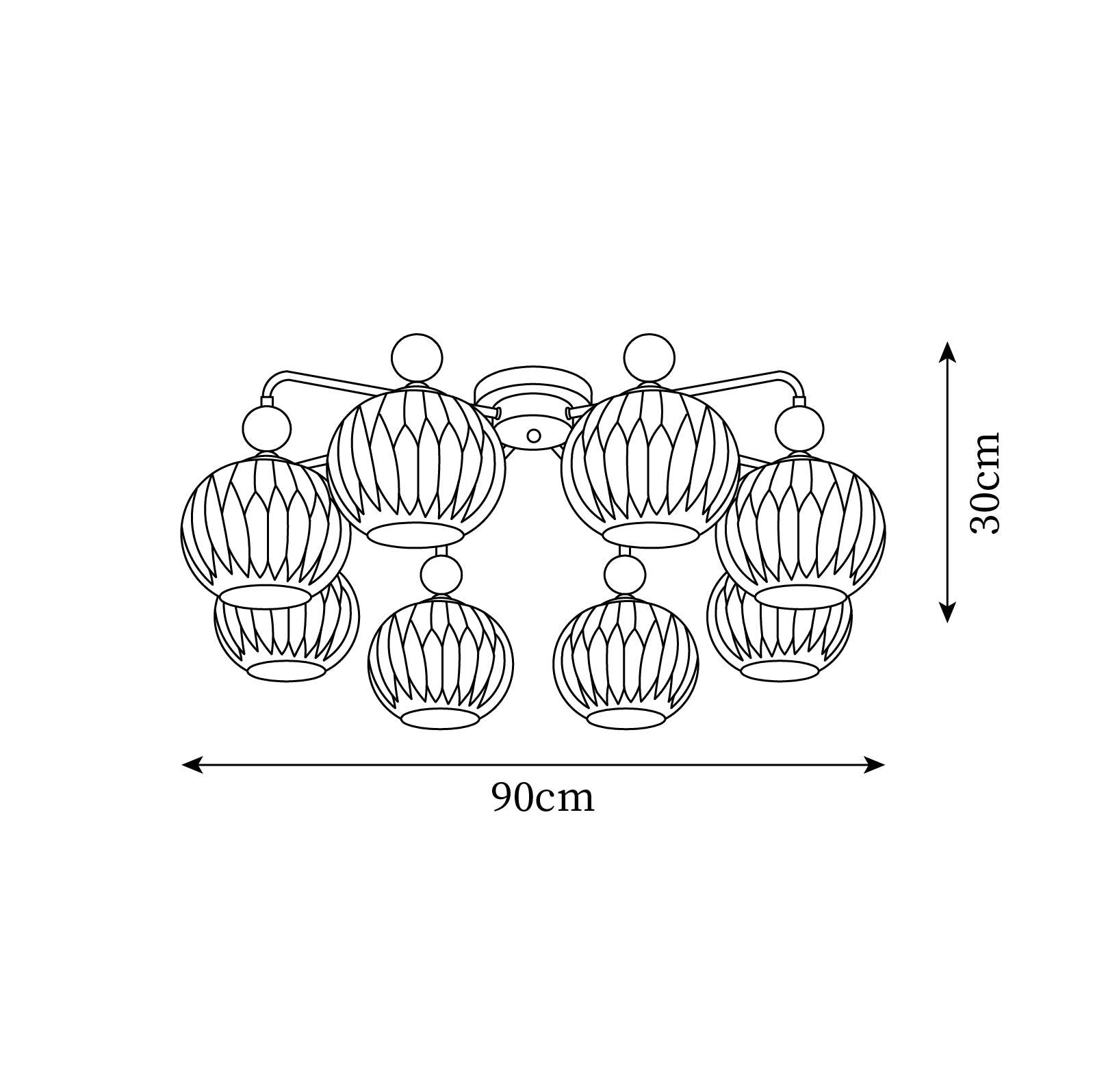Lunaris | Modern Elegant Flush Mount Ceiling Light Fixture 7