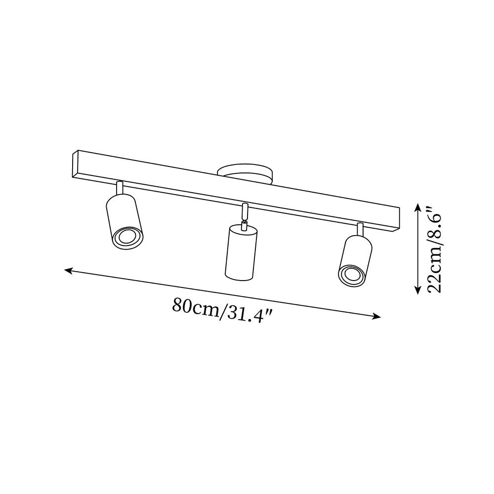MerloWood | Modern Stylish LED Track Lighting Fixture for Home Decor 6