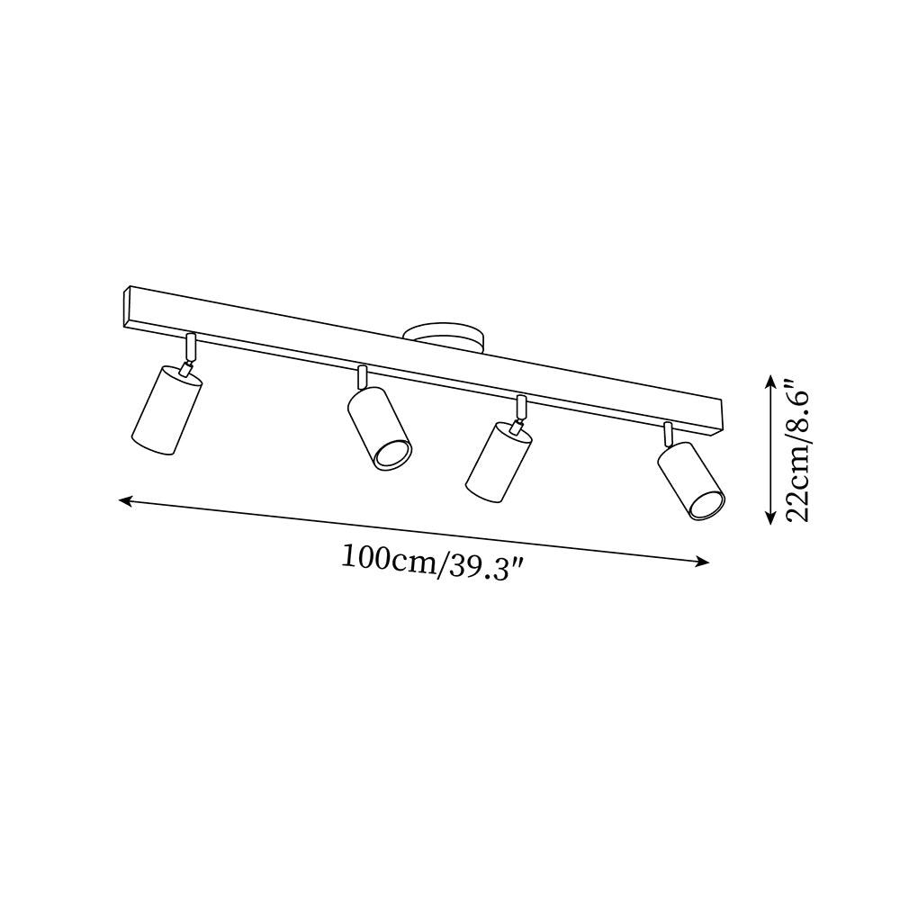 MerloWood | Modern Stylish LED Track Lighting Fixture for Home Decor 7