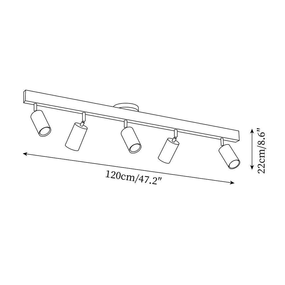 MerloWood | Modern Stylish LED Track Lighting Fixture for Home Decor 8