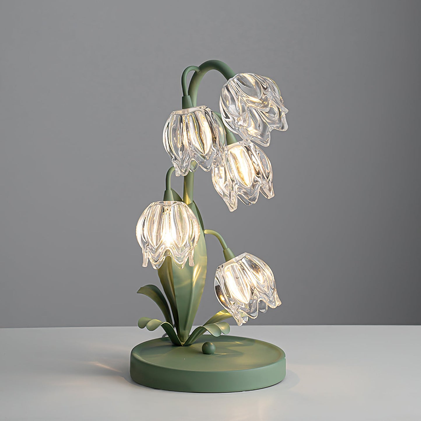 NiyaBloom | Elegant Green Table Lamp for Bedroom or Living Room 7