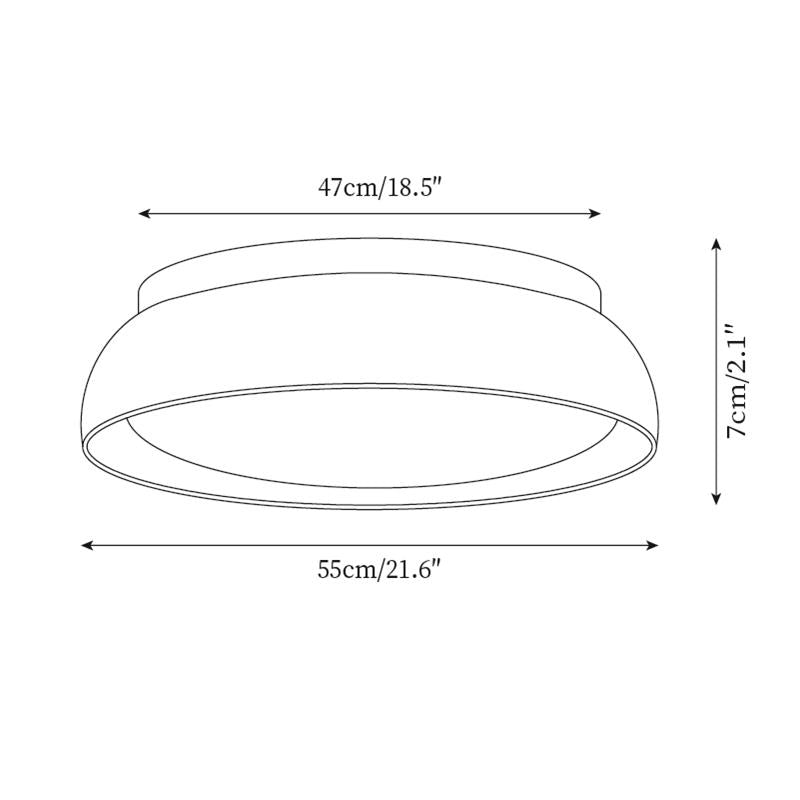 Travertine Elegance | Chic Natural Stone Flush Mount Ceiling Light 7