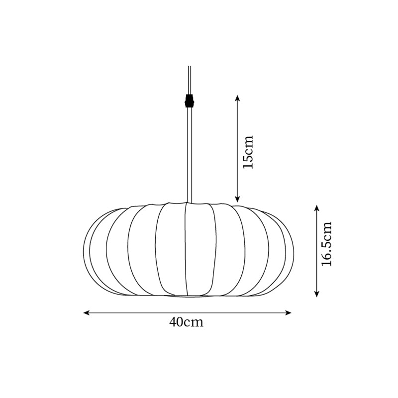 VeronaLight | Stylish Modern Fabric Shade Kitchen Pendant Lighting 5