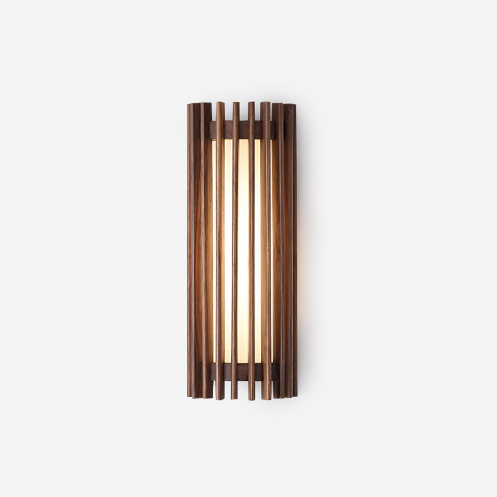 WalnutGlow | Elegant Modern Wall Sconce Light with Integrated LED 1